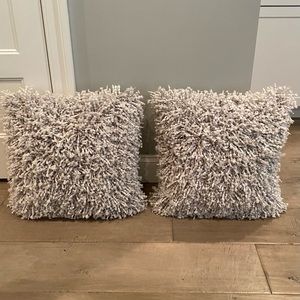(Set of 2) Decorative Throw Pillows 20”x20”